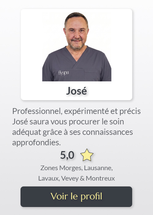 José – masseur professionnel et expérimenté – massage à domicile Suisse – Flyspa