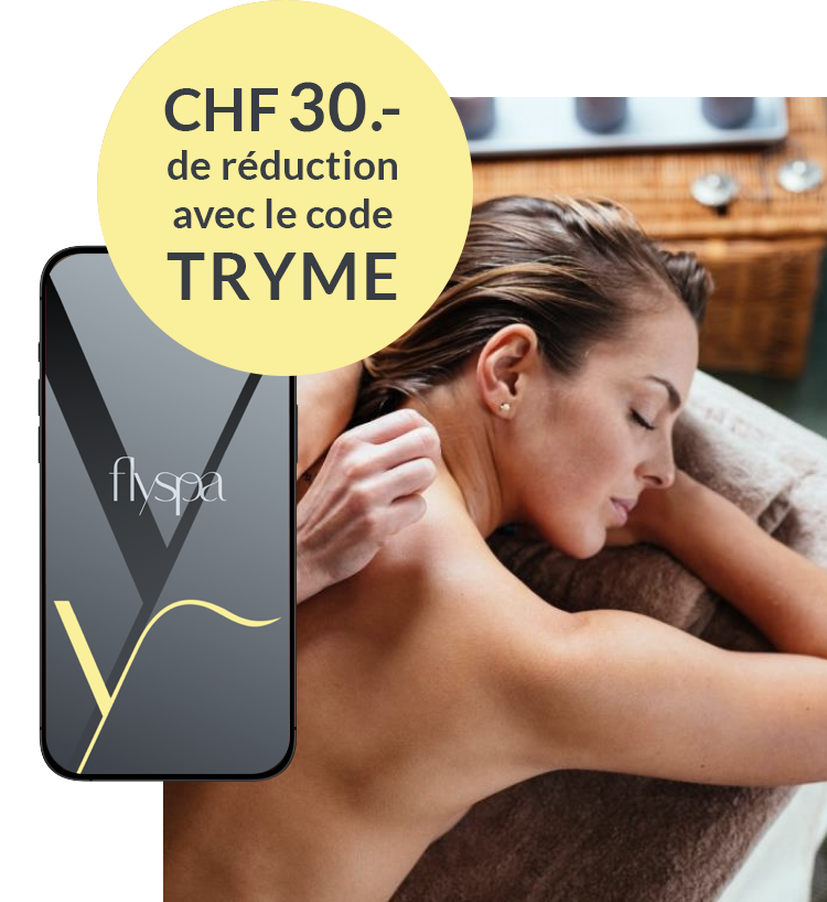 CHF 30.- de réduction avec le code TRYME !